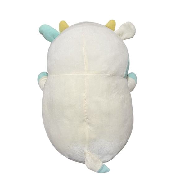 Squishmallows Belana the Cow 14 Inch Hug Mees Plush Blue Spots Fuzzy Belly Soft - Picture 2 of 2